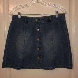 jean skirt